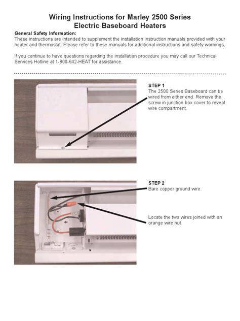 marley electric baseboard heaters wiring diagram 